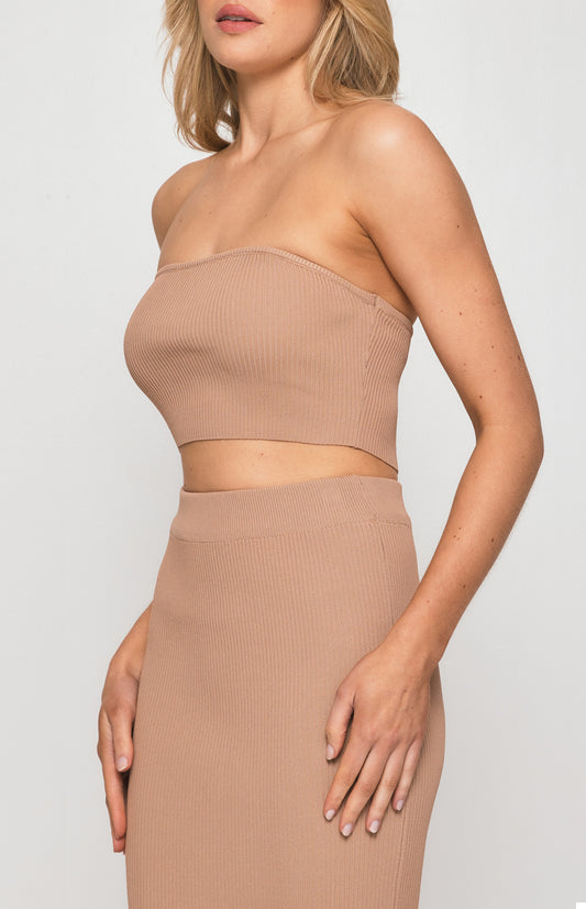 Jermaine Knit Set in Camel